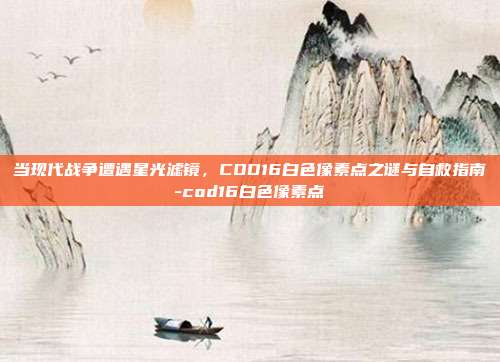 当现代战争遭遇星光滤镜，COD16白色像素点之谜与自救指南-cod16白色像素点