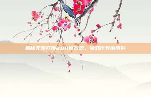 揭秘无限打猎2011修改器,游戏作弊的阴影