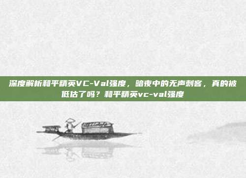 深度解析和平精英VC-Val强度,暗夜中的无声刺客,真的被低估了吗?和平精英vc-val强度