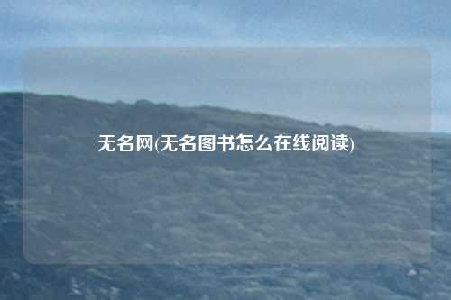无名网(无名图书怎么在线阅读)