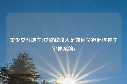 美少女斗地主(其财政收入是如何负担起这种王室体系的)