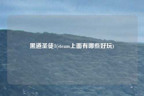 黑道圣徒1(steam上面有哪些好玩)