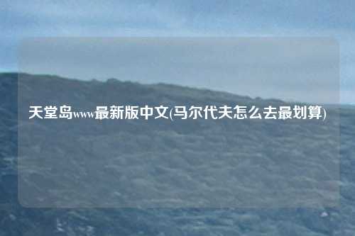 天堂岛www最新版中文(马尔代夫怎么去最划算)