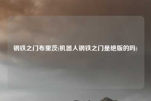 钢铁之门布里茨(机器人钢铁之门是绝版的吗)