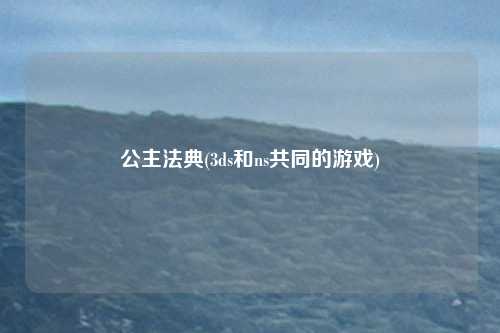 公主法典(3ds和ns共同的游戏)