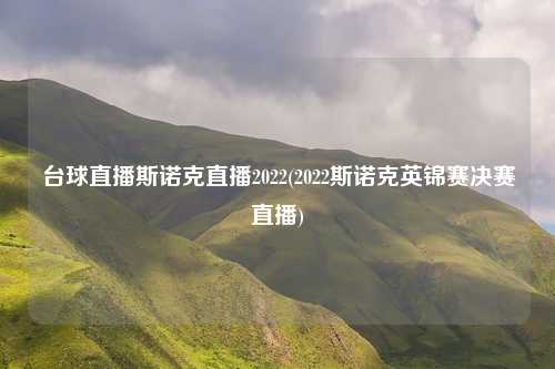 台球直播斯诺克直播2022(2022斯诺克英锦赛决赛直播)