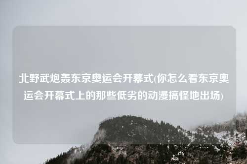 北野武炮轰东京奥运会开幕式(你怎么看东京奥运会开幕式上的那些低劣的动漫搞怪地出场)