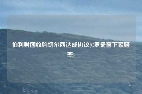 伯利财团收购切尔西达成协议(C罗冬窗下家赔率)