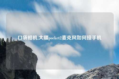 口袋相机,大疆pocket2麦克风如何接手机