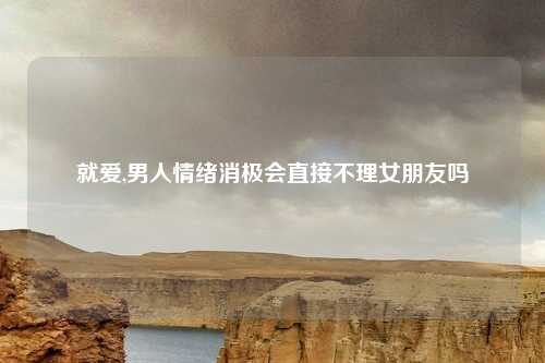 就爱,男人情绪消极会直接不理女朋友吗