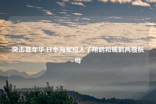 突击嘉年华,日本海军投入了翔鹤和瑞鹤两艘航母