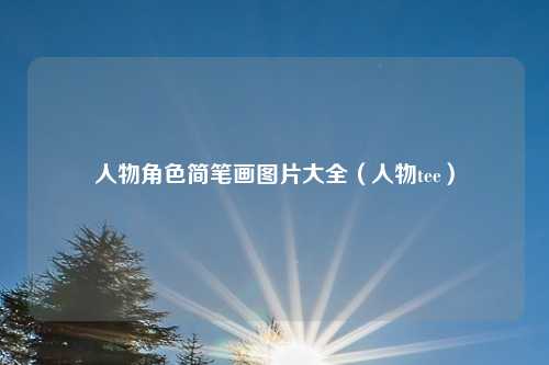 人物角色简笔画图片大全(人物tee)