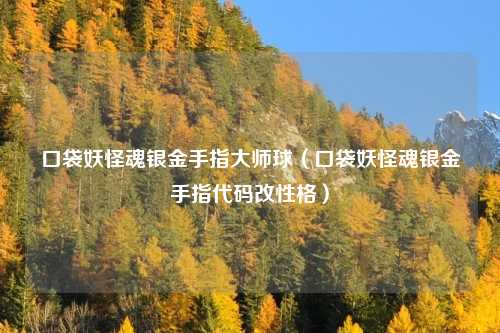 口袋妖怪魂银金手指大师球(口袋妖怪魂银金手指代码改性格)