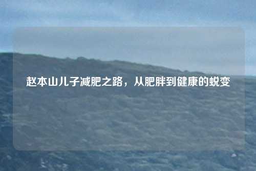 赵本山儿子减肥之路，从肥胖到健康的蜕变