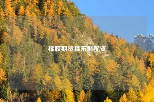 橡胶期货鑫东财配资