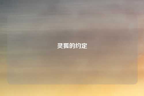 灵狐的约定