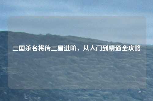 三国杀名将传三星进阶,从入门到精通全攻略