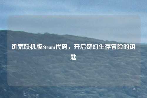 饥荒联机版Steam代码,开启奇幻生存冒险的钥匙