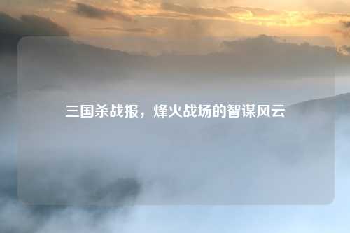 三国杀战报,烽火战场的智谋风云