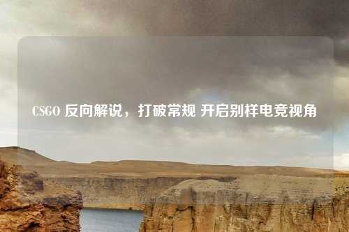 CSGO 反向解说,打破常规 开启别样电竞视角