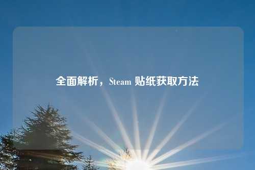 全面解析,Steam 贴纸获取方法