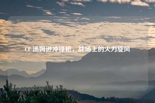 CF 汤姆逊冲锋枪，战场上的火力旋风