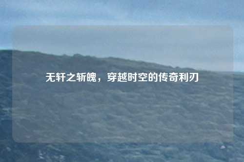 无轩之斩魄，穿越时空的传奇利刃