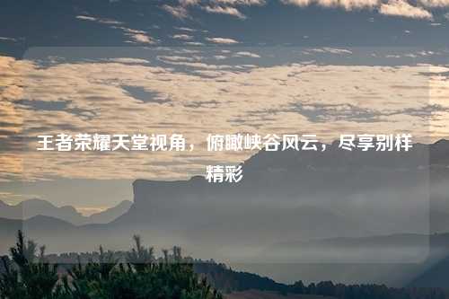 王者荣耀天堂视角,俯瞰峡谷风云,尽享别样精彩