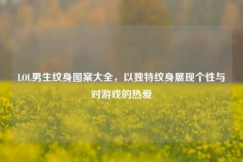 LOL男生纹身图案大全,以独特纹身展现个性与对游戏的热爱