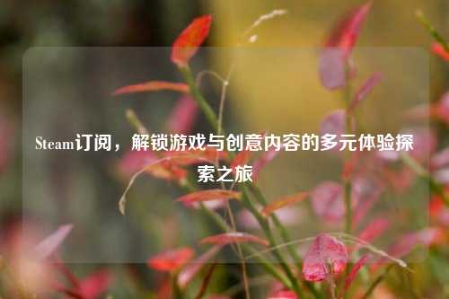 Steam订阅,解锁游戏与创意内容的多元体验探索之旅