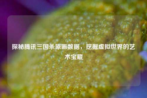 探秘腾讯三国杀原画数据，挖掘虚拟世界的艺术宝藏