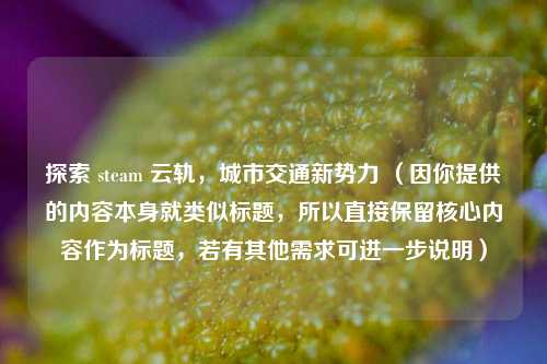 探索 steam 云轨，城市交通新势力 （因你提供的内容本身就类似标题，所以直接保留核心内容作为标题，若有其他需求可进一步说明）