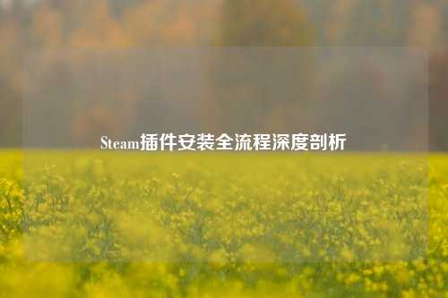 Steam插件安装全流程深度剖析