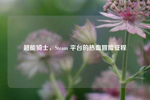 超能骑士，Steam 平台的热血冒险征程