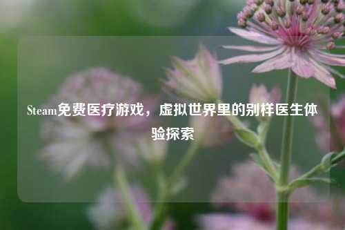 Steam免费医疗游戏，虚拟世界里的别样医生体验探索