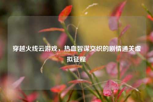 穿越火线云游戏,热血智谋交织的剧情通关虚拟征程
