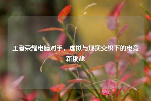 王者荣耀电脑对手,虚拟与现实交织下的电竞新挑战