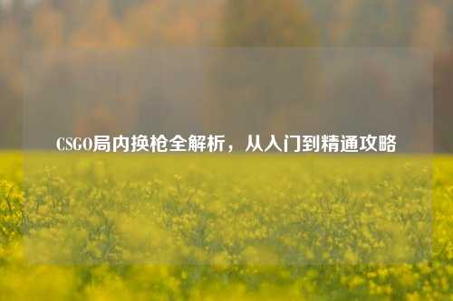 CSGO局内换枪全解析，从入门到精通攻略