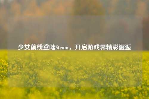 少女前线登陆Steam，开启游戏界精彩邂逅