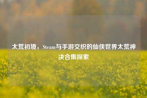 太荒初境,Steam与手游交织的仙侠世界太荒神决合集探索