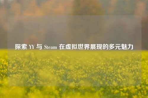 探索 YY 与 Steam 在虚拟世界展现的多元魅力