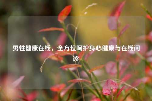 男性健康在线,全方位呵护身心健康与在线问诊
