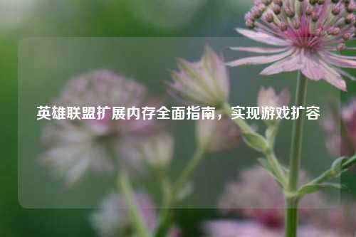 英雄联盟扩展内存全面指南,实现游戏扩容