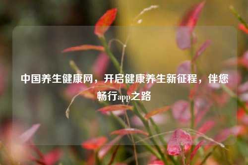 中国养生健康网，开启健康养生新征程，伴您畅行app之路