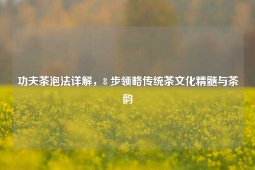 功夫茶泡法详解,8 步领略传统茶文化精髓与茶韵